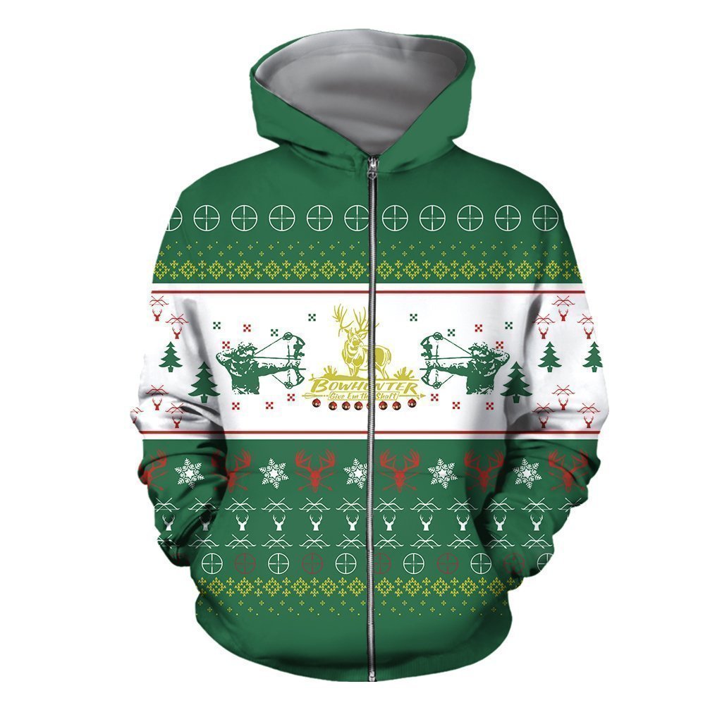 3D All Over Printed Ugly Sweater Bow Shirt - Amaze Style™-Apparel