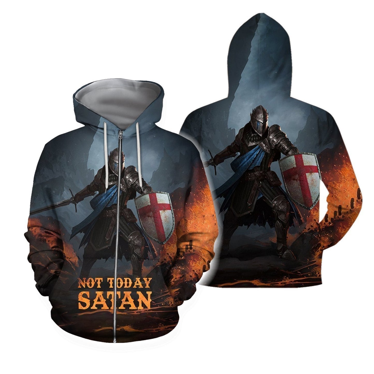 3D All Over Printed Knight Templar - Amaze Style™-Apparel