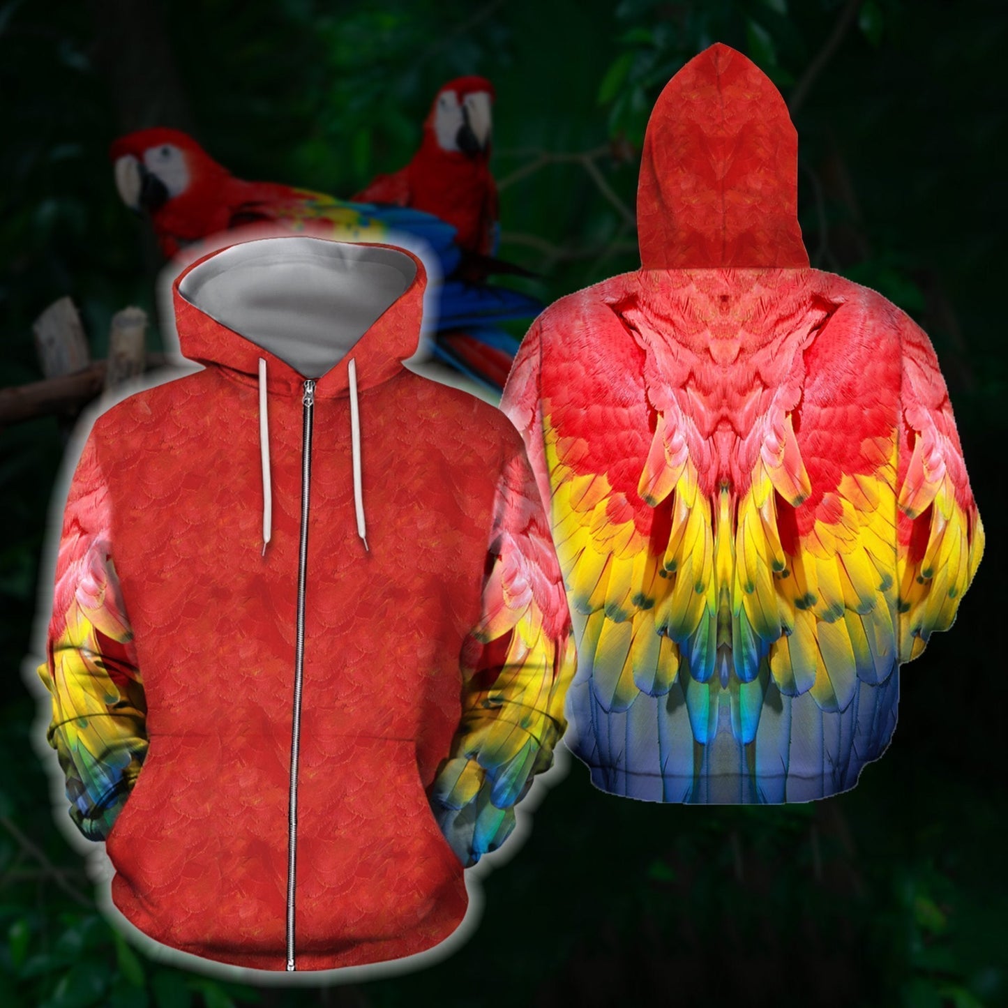 Beautifull Parrot 3D All Over Printed Shirts - Amaze Style™-Apparel