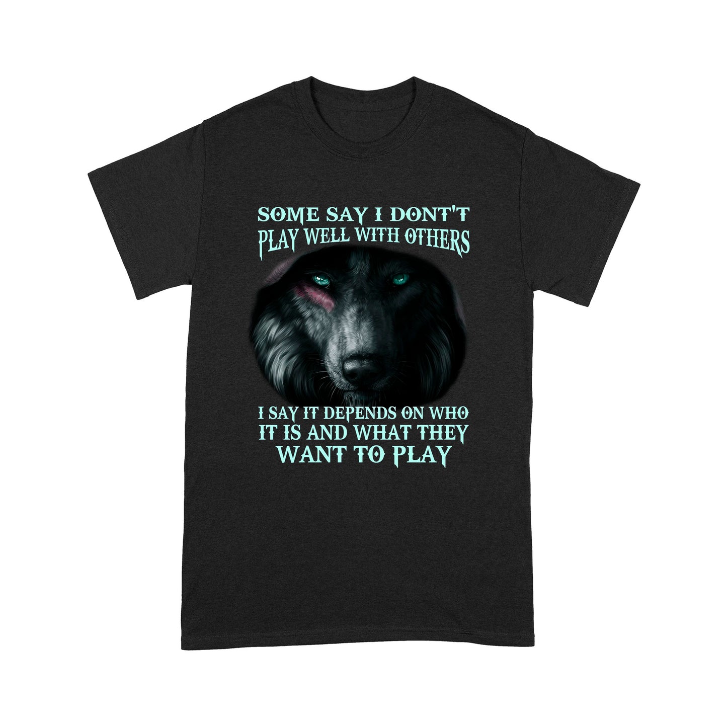 Wolf Want To Play Deluxe T-shirt ML