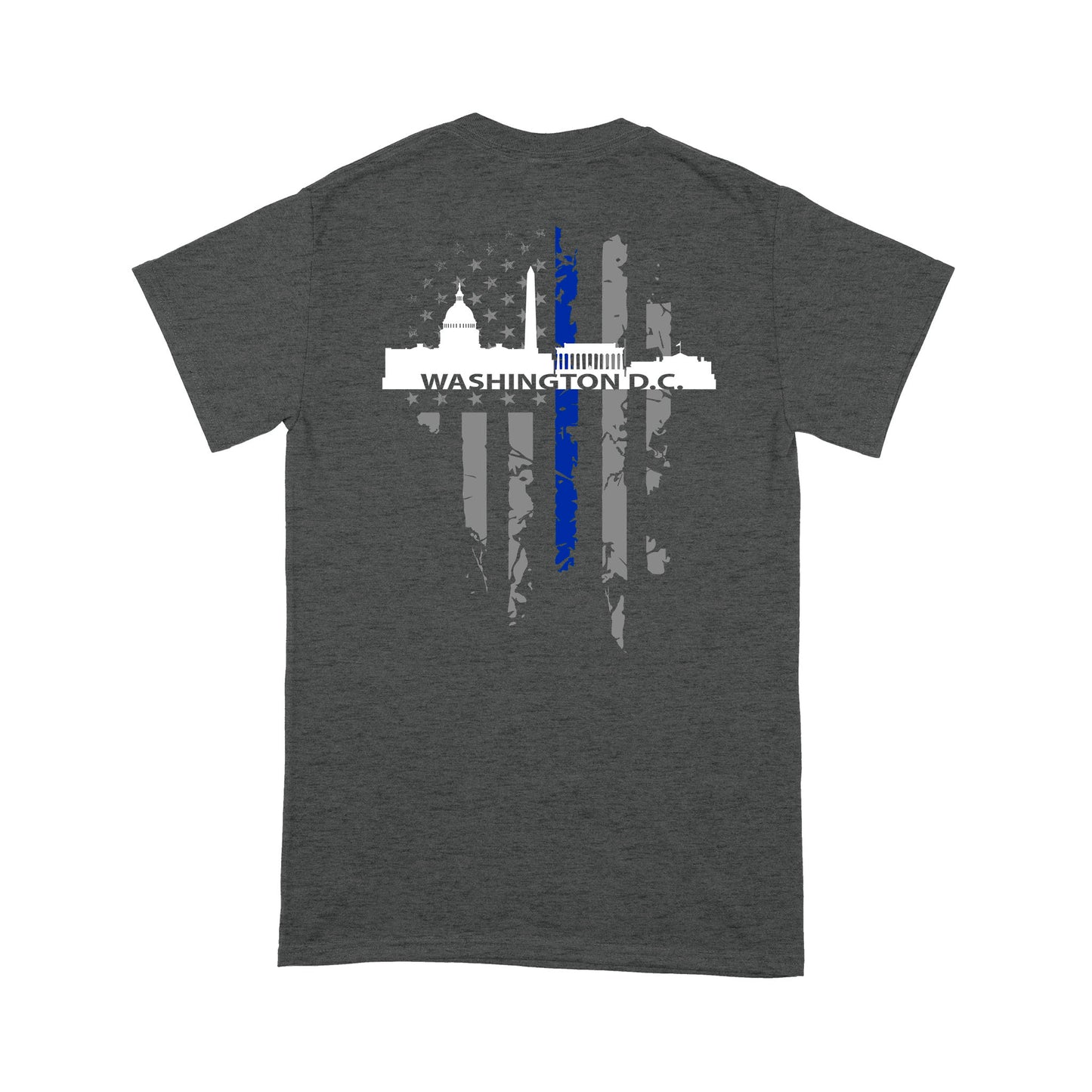 Thin Blue Line T-shirt Special Gift For Policeman Washington DC Shirt