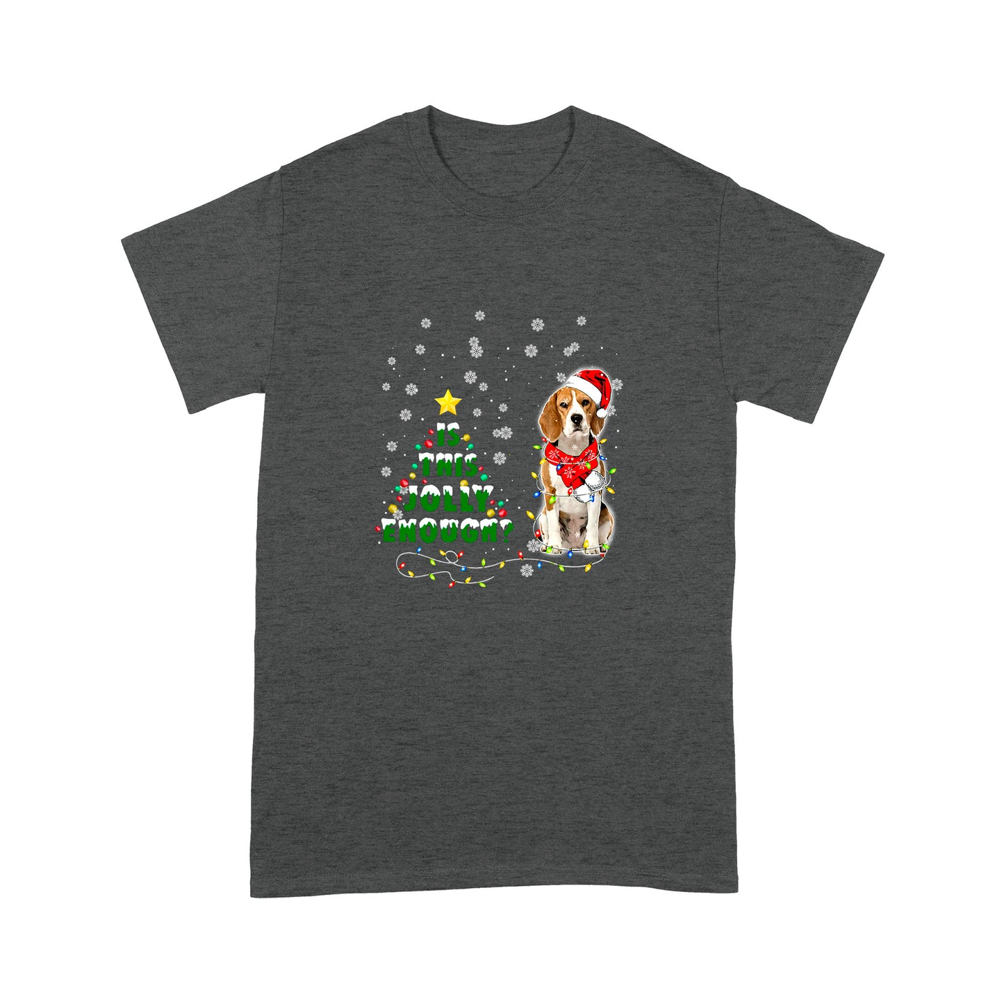 Dog Merry Christmas Standard T-shirt HG