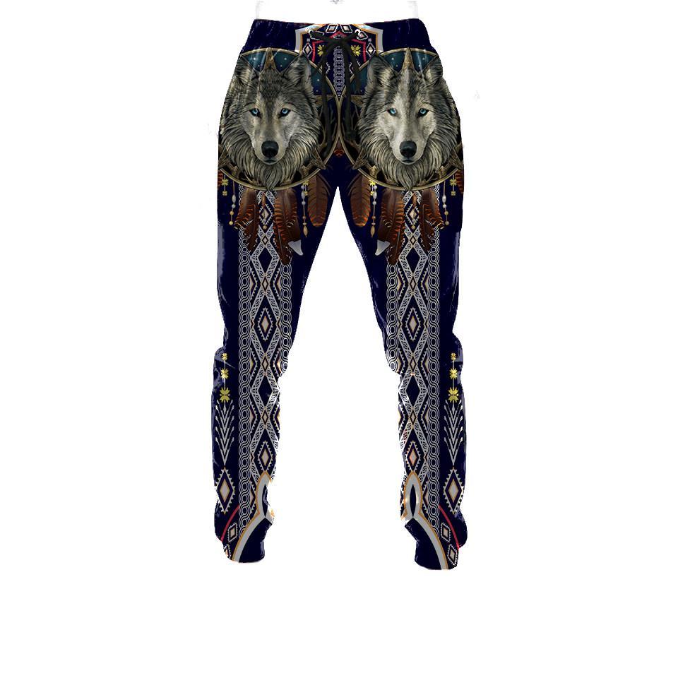 Wolf Native American 3D All Over Printed Unisex Shirts