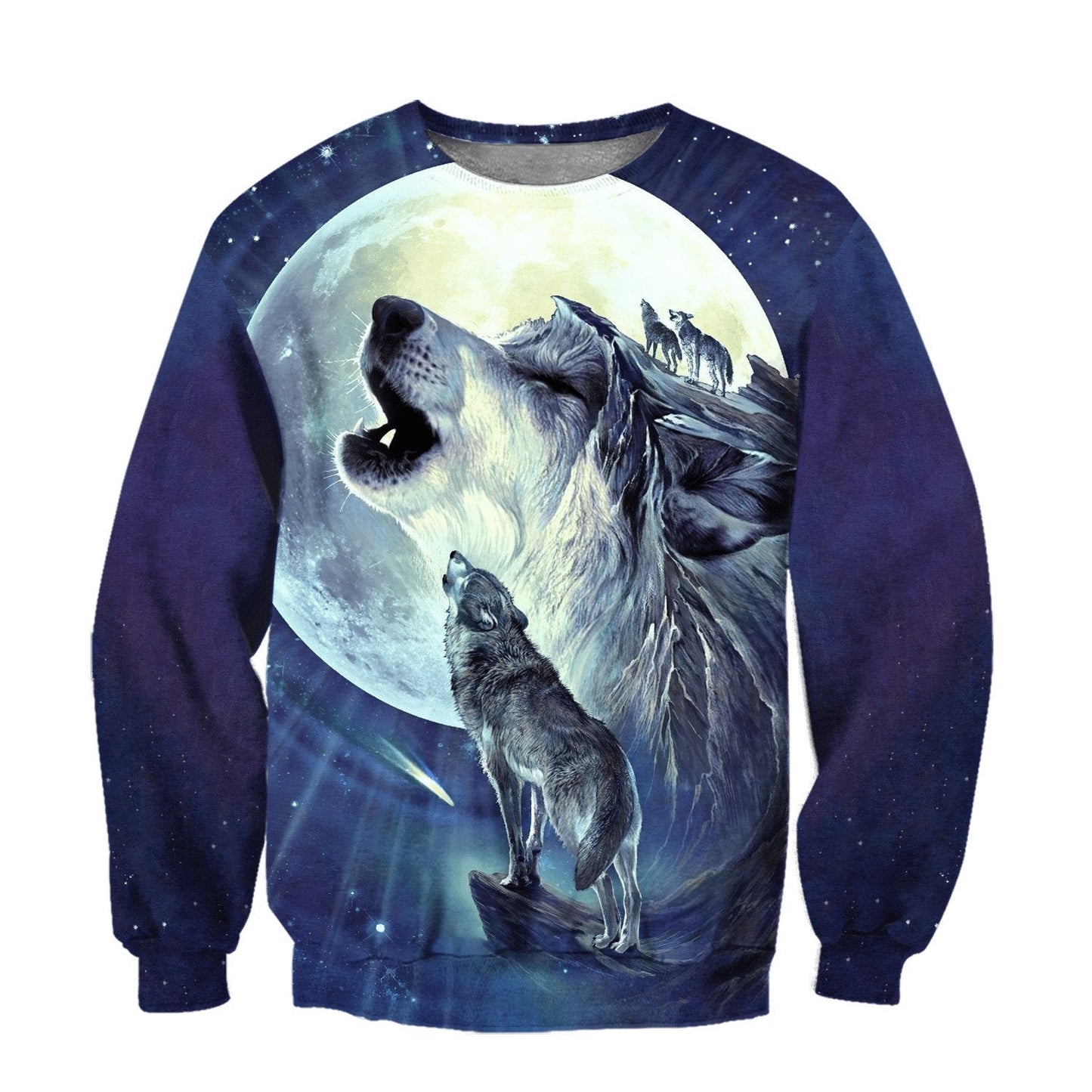 Wolf 3D All Over Printed Unisex Shirts