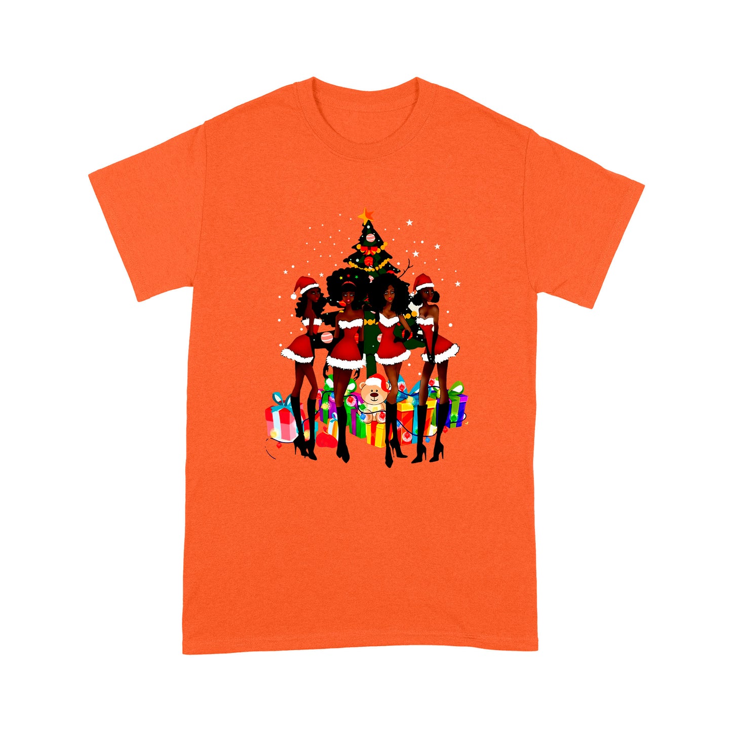 Christmas Black Women T-shirt MEI