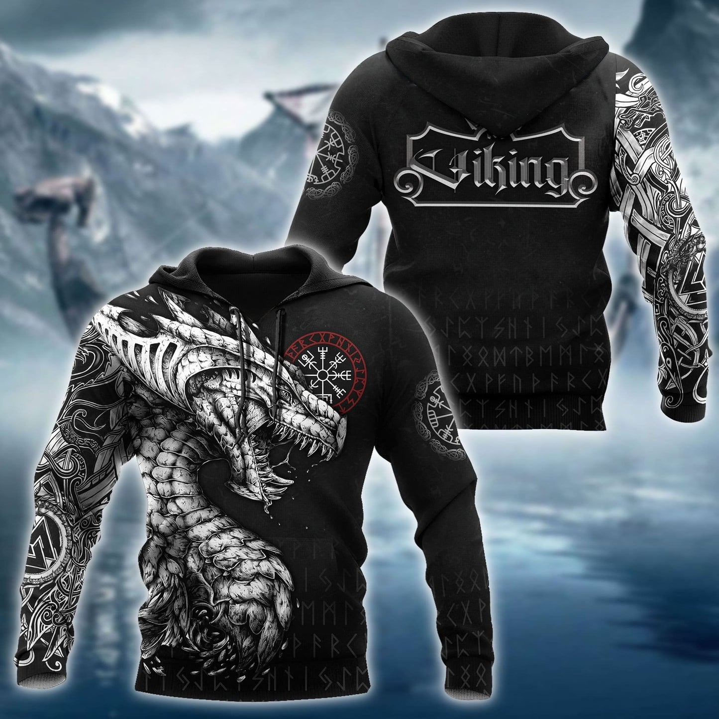 Viking 3D All Over Printed Unisex Shirts