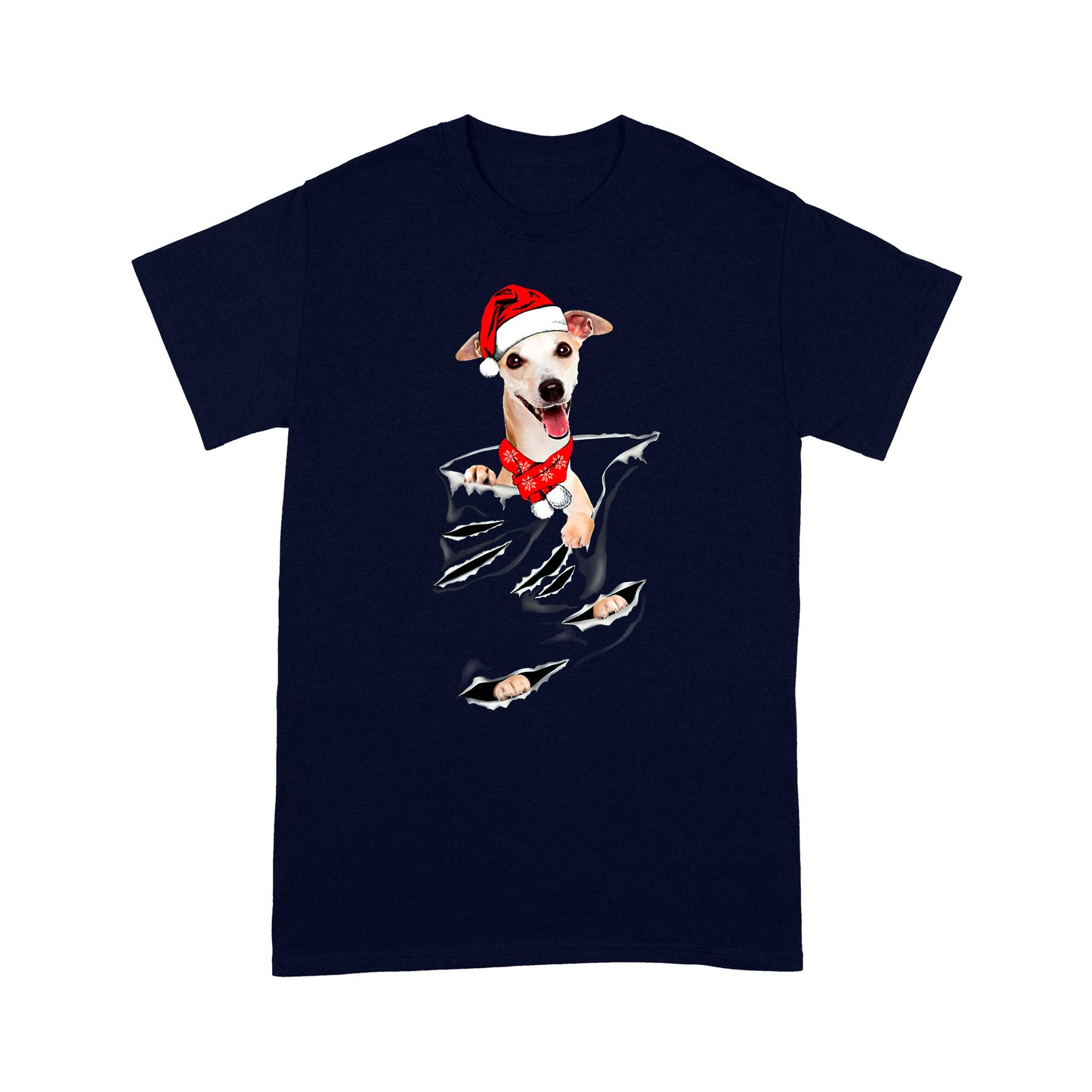 Dog Merry Christmas Greyhound Standard T-shirt HG