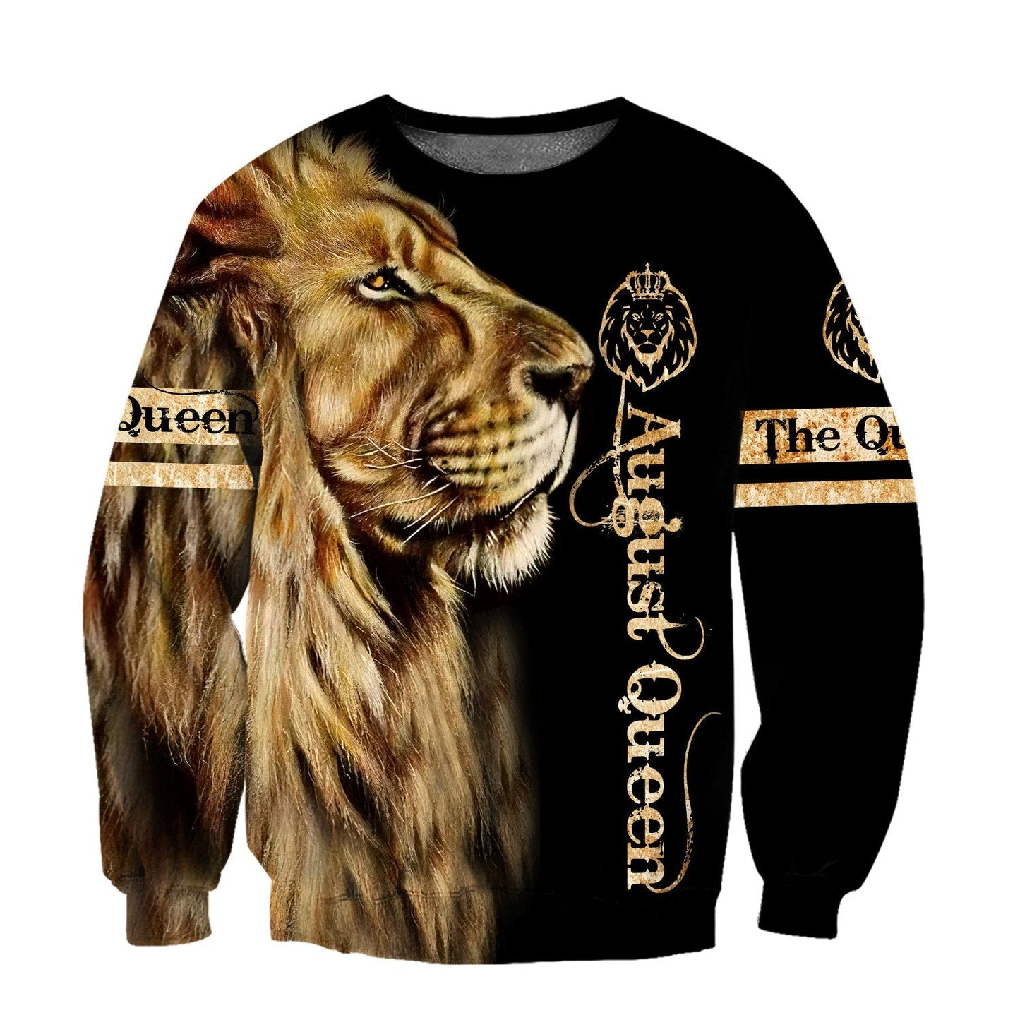 August Lion Queen 3D All Over Printed Shirt for Women