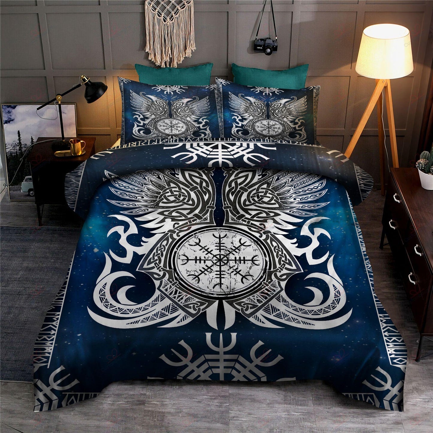 Ancient Viking Culture Bedding Set
