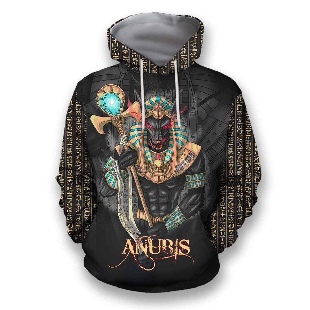 3D All Over Printed Anubis Shirts Hoodie - Amaze Style™-Apparel