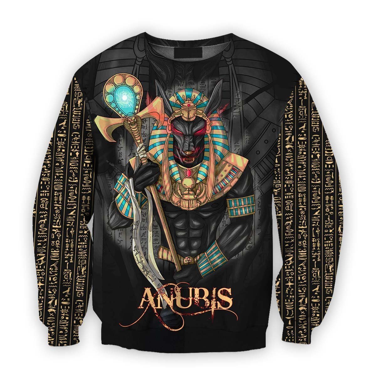 3D All Over Printed Anubis Shirts Hoodie - Amaze Style™-Apparel