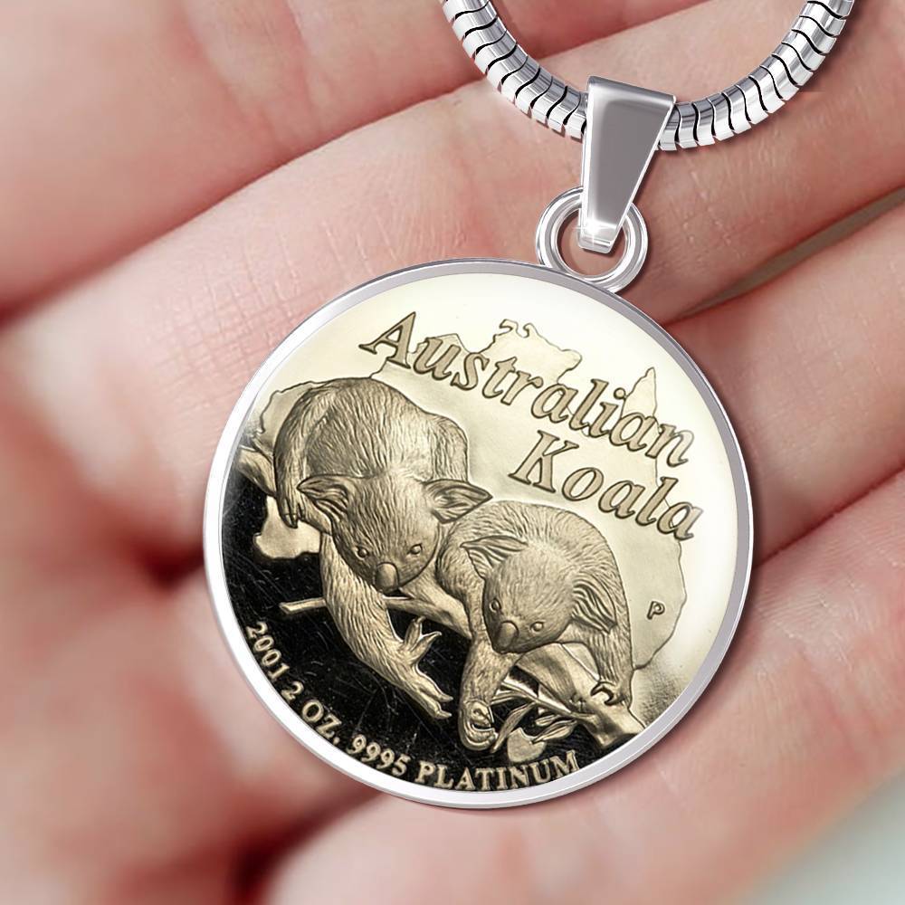 Australia Koala Coin Necklace NN8 - Amaze Style™-NECKLACES