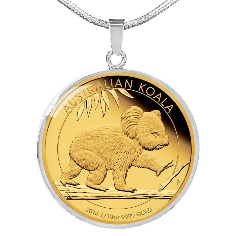 Australia Koala Coin Style Golden Necklace - Amaze Style™-Jewelry