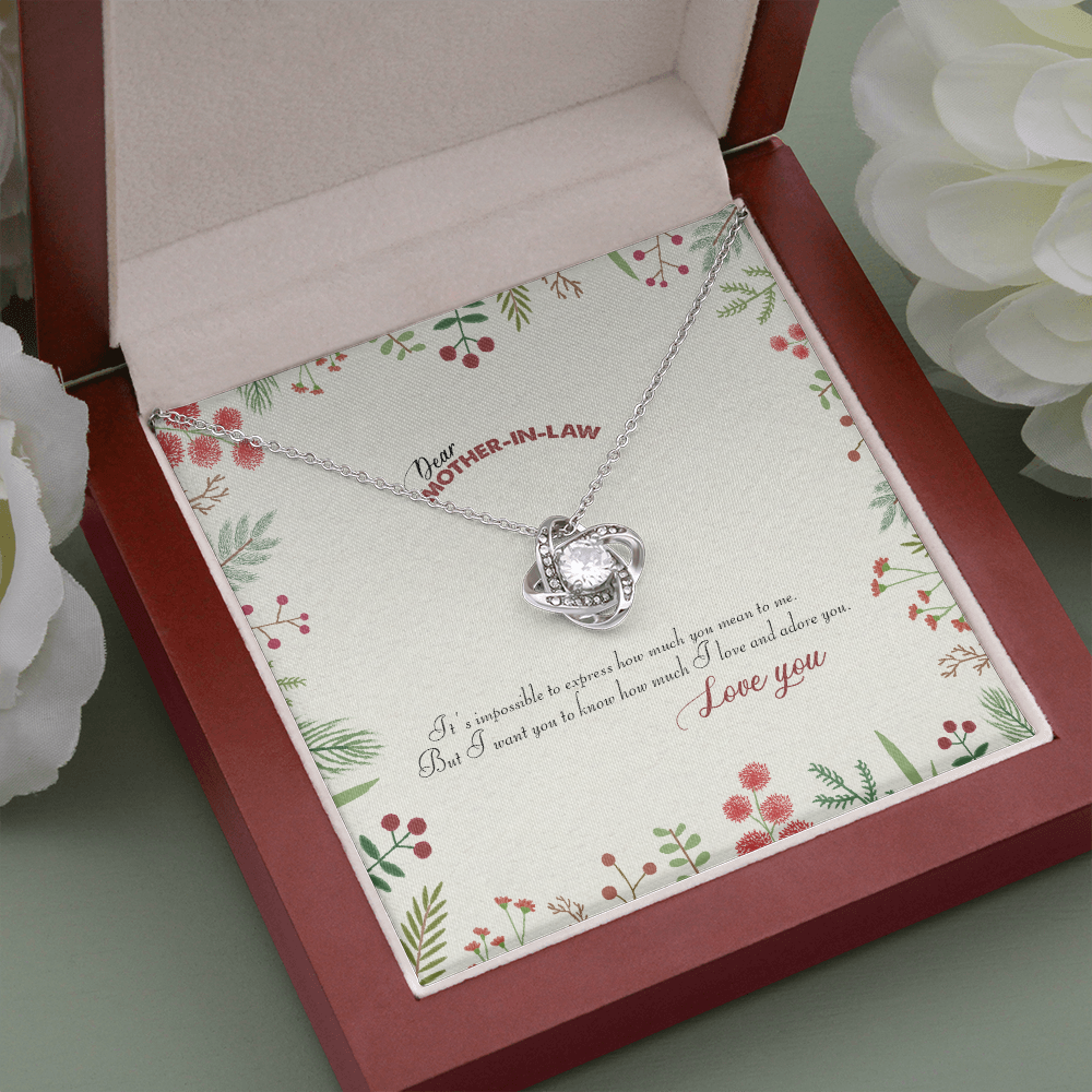 Best Gift For Mother In Law Mother's Day Necklace TH1