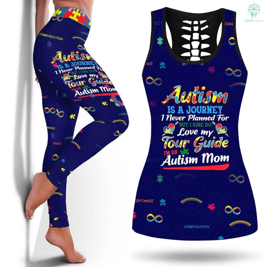 Autism Mom Autism Awearness Combo Tank + Legging TA061702