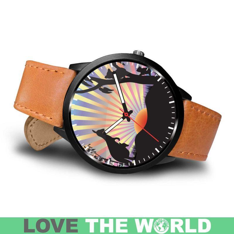 AUSTRALIA KANGAROO & KOALA LEATHER/STEEL WATCH K5 - Amaze Style™-LEATHER-STEEL WATCHES