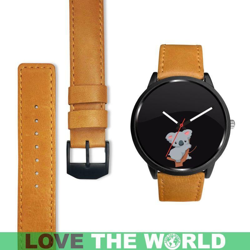 AUSTRALIA KOALA 04 LEATHER/STEEL WATCH H5 - Amaze Style™-LEATHER-STEEL WATCHES