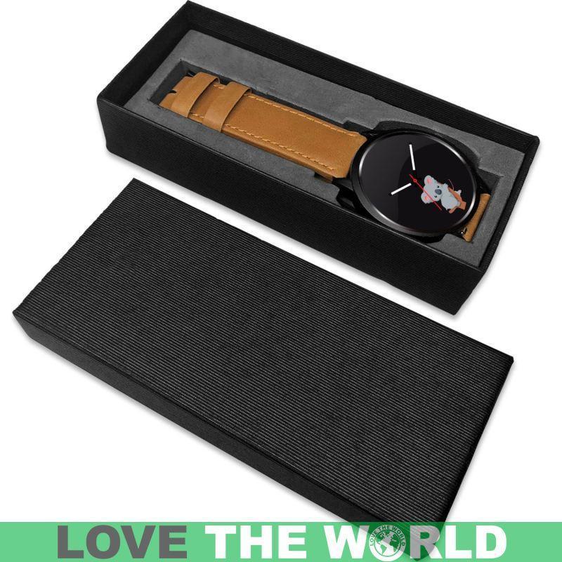 AUSTRALIA KOALA 04 LEATHER/STEEL WATCH H5 - Amaze Style™-LEATHER-STEEL WATCHES