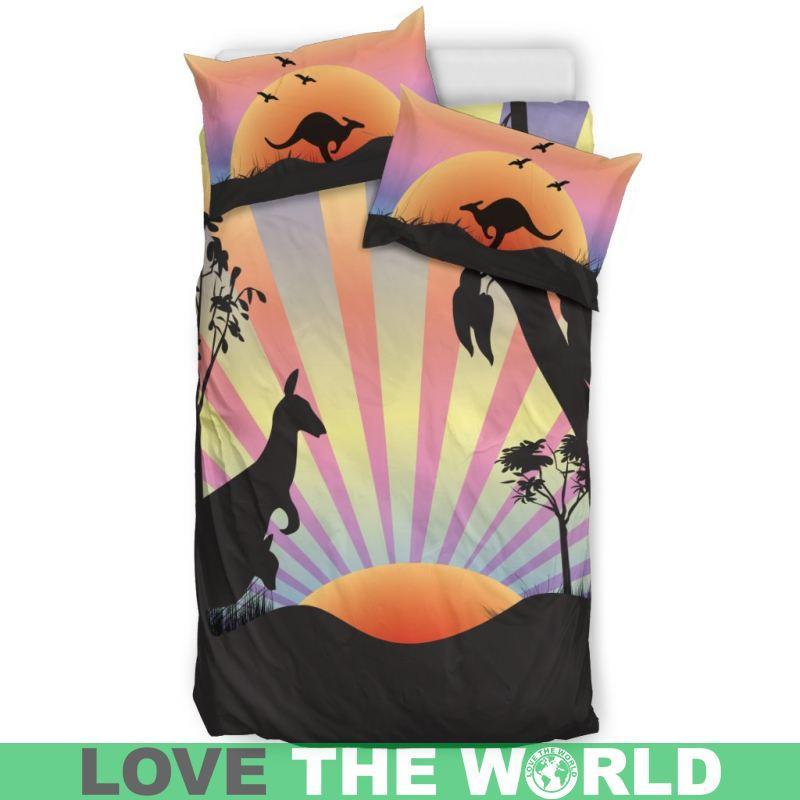 Australian bedding set - kangaroo and koala sunset K5 - Amaze Style™-BEDDING SETS