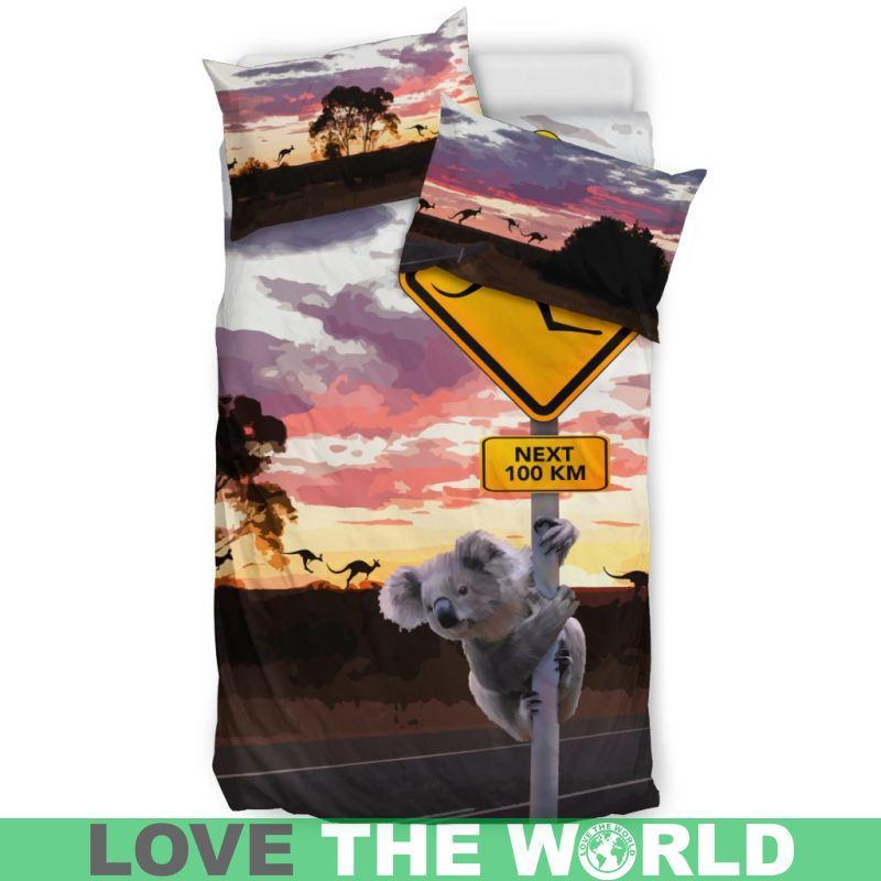 Australian Bedding Set - Koala And Kangaroo Sign™ K5 - Amaze Style™-BEDDING SETS