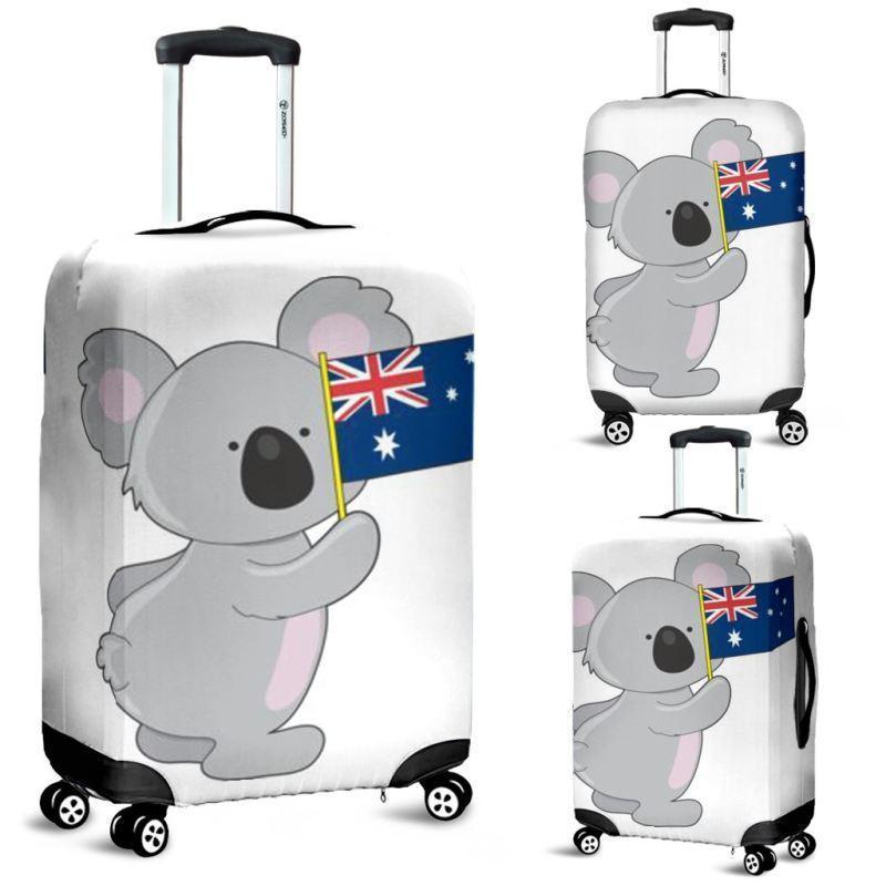 Australia- Koala Flag Luggage Cover NN8 - Amaze Style™-LUGGAGE COVERS