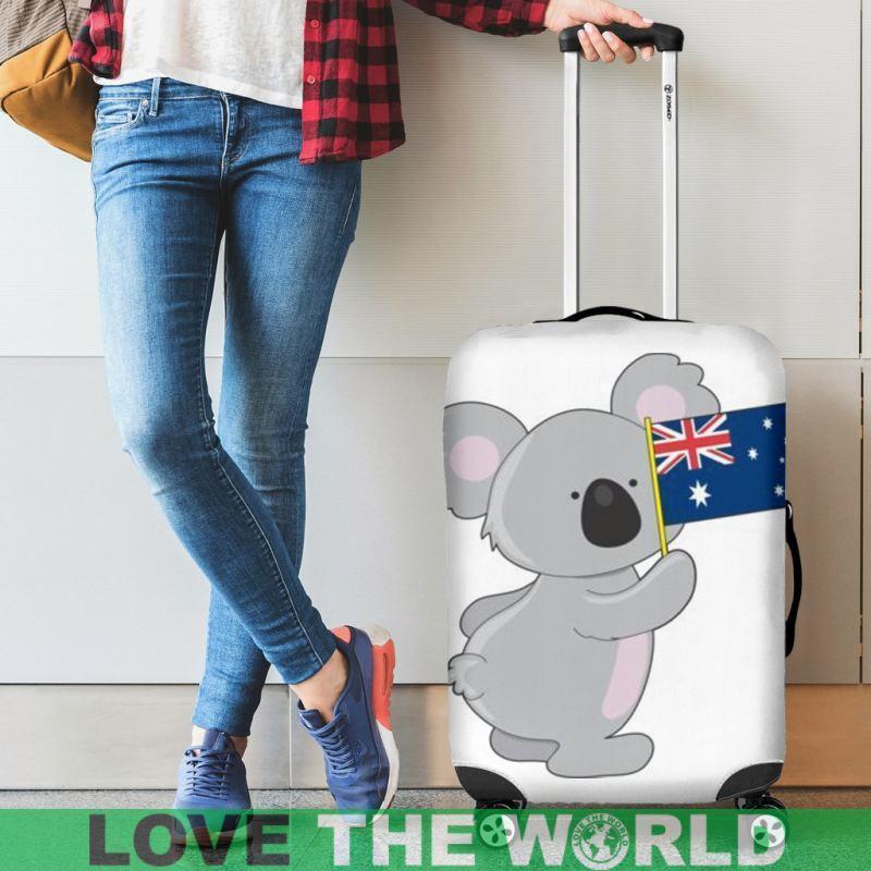 Australia- Koala Flag Luggage Cover NN8 - Amaze Style™-LUGGAGE COVERS