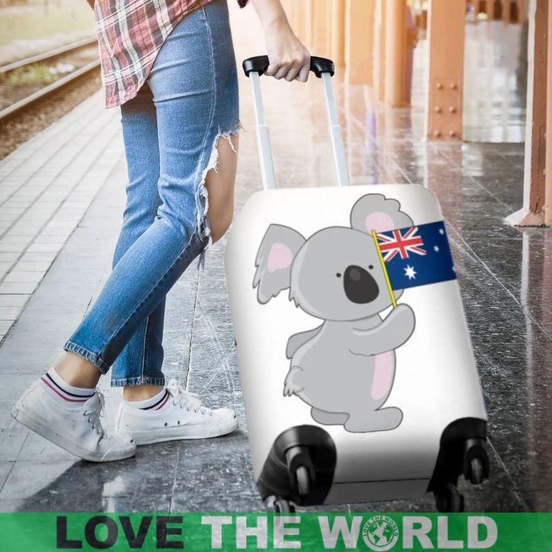 Australia- Koala Flag Luggage Cover NN8 - Amaze Style™-LUGGAGE COVERS