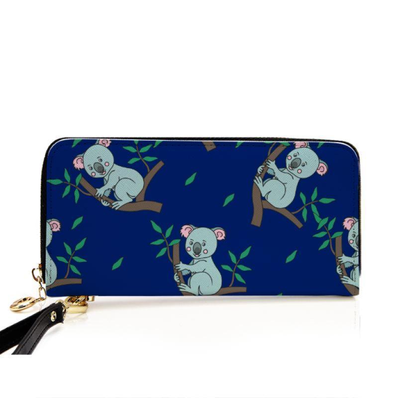 AUSTRALIA KOALA LEATHER WALLET H4 - Amaze Style™-ZIPPER WALLETS