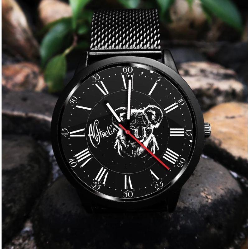 AUSTRALIA KOALA LEATHER/STEEL WATCH R1 - Amaze Style™-LEATHER-STEEL WATCHES