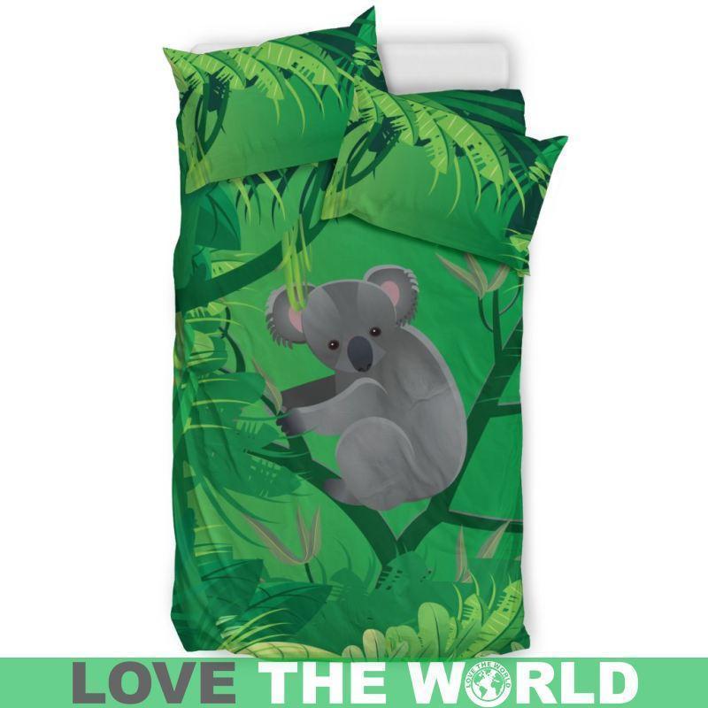 Australia Koala On The Jungle 02 Bedding Set K5 - Amaze Style™-BEDDING SETS
