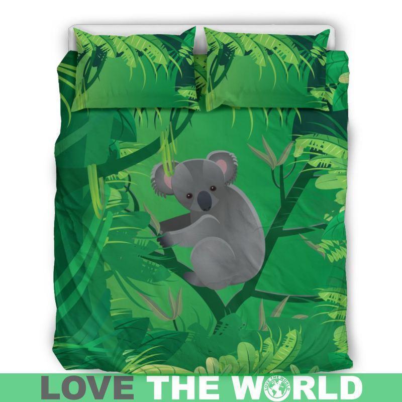Australia Koala On The Jungle 02 Bedding Set K5 - Amaze Style™-BEDDING SETS