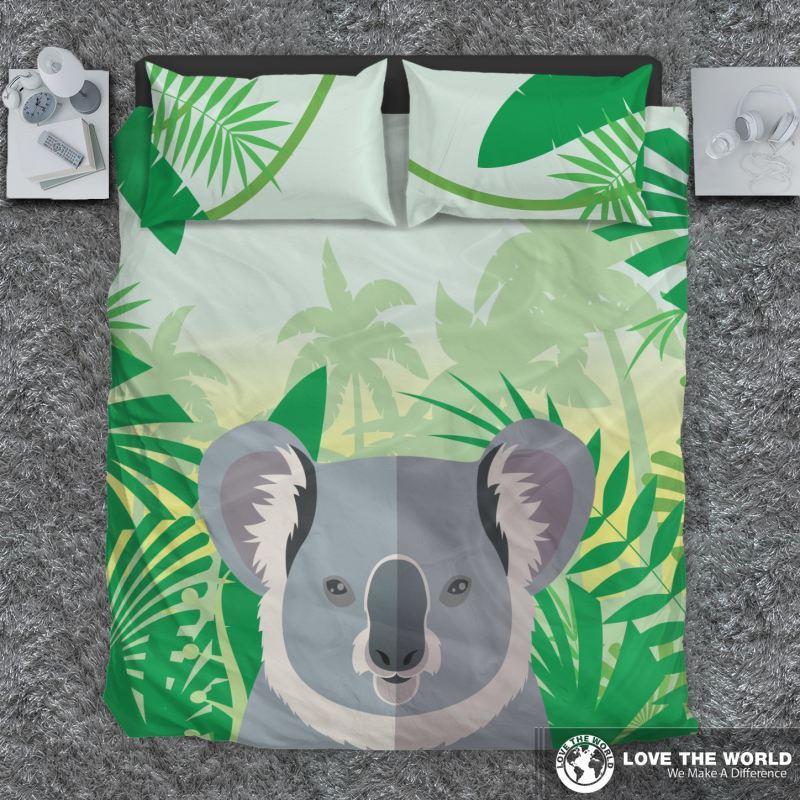 Australia Koala On The Jungle Bedding Set K5 - Amaze Style™-BEDDING SETS