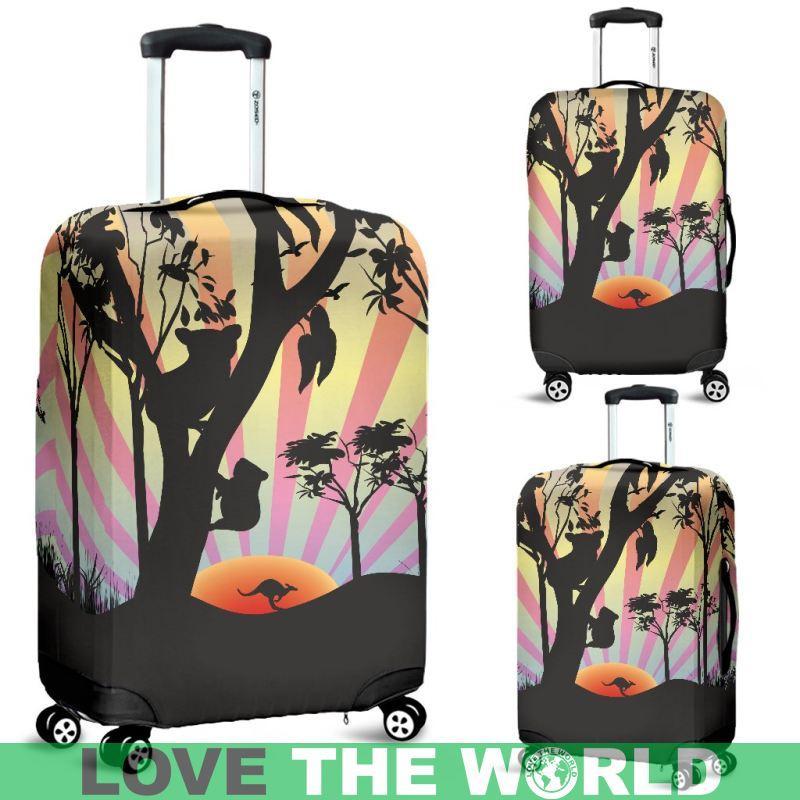 AUSTRALIA KOALA UNDER SUNSET LUGGAGE COVER K5 - Amaze Style™-LUGGAGE COVERS