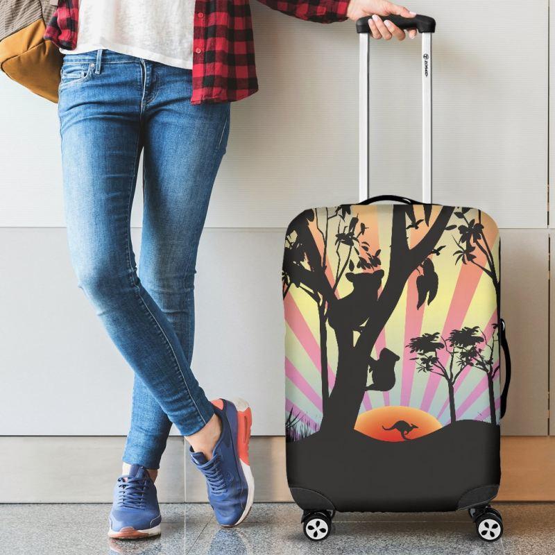 AUSTRALIA KOALA UNDER SUNSET LUGGAGE COVER K5 - Amaze Style™-LUGGAGE COVERS