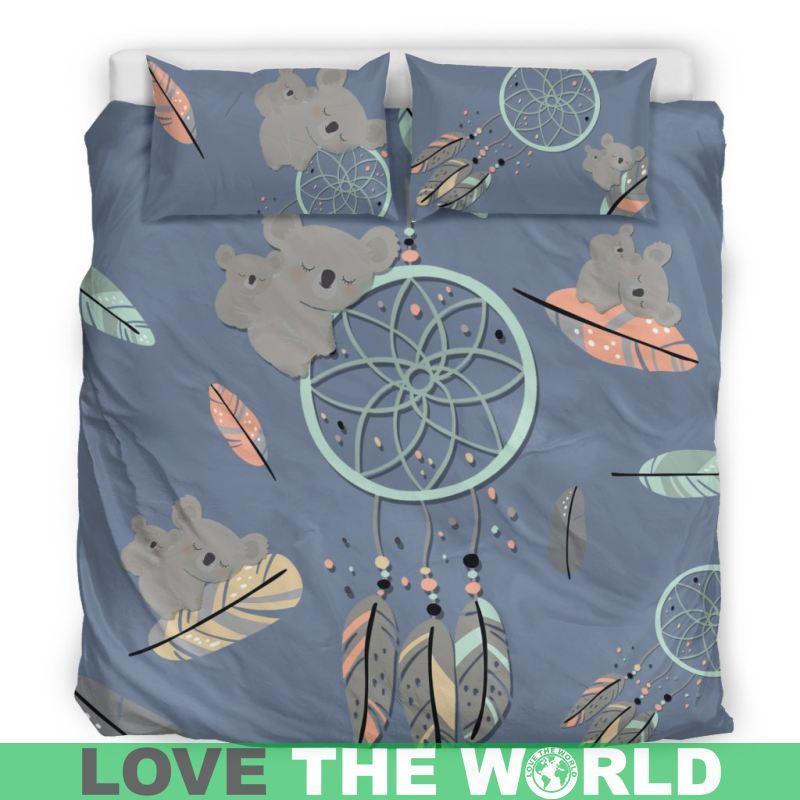 AUSTRALIA KOALA WITH DREAMCATCHER BEDDING SET Y3 - Amaze Style™-BEDDING SETS