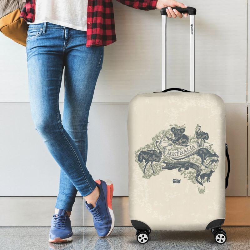 AUSTRALIA LUGGAGE COVER 02 K5 - Amaze Style™-LUGGAGE COVERS