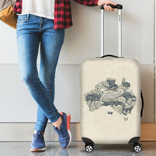 AUSTRALIA LUGGAGE COVER 02 K5 - Amaze Style™-LUGGAGE COVERS