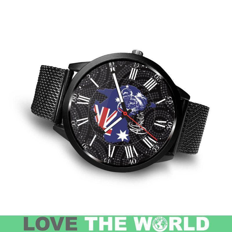AUSTRALIA MAP KOALA LEATHER/STEEL WATCH R1 - Amaze Style™-LEATHER-STEEL WATCHES