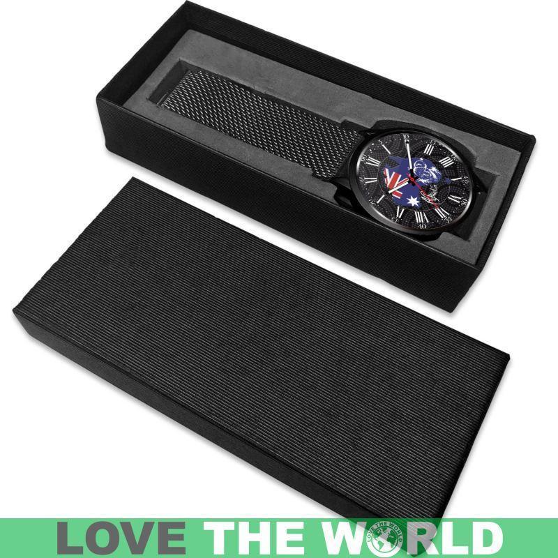 AUSTRALIA MAP KOALA LEATHER/STEEL WATCH R1 - Amaze Style™-LEATHER-STEEL WATCHES