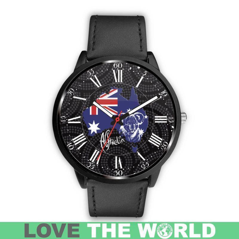 AUSTRALIA MAP KOALA LEATHER/STEEL WATCH R1 - Amaze Style™-LEATHER-STEEL WATCHES