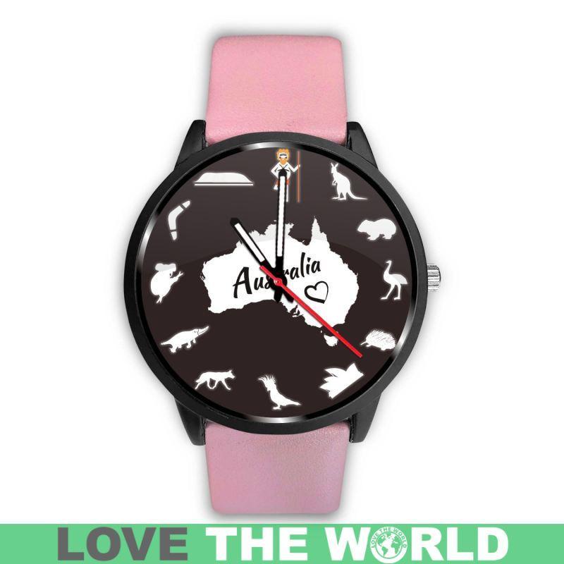 Australia Watch - Australian Symbols Leather-Steel Watch A3 - Amaze Style™-LEATHER-STEEL WATCHES