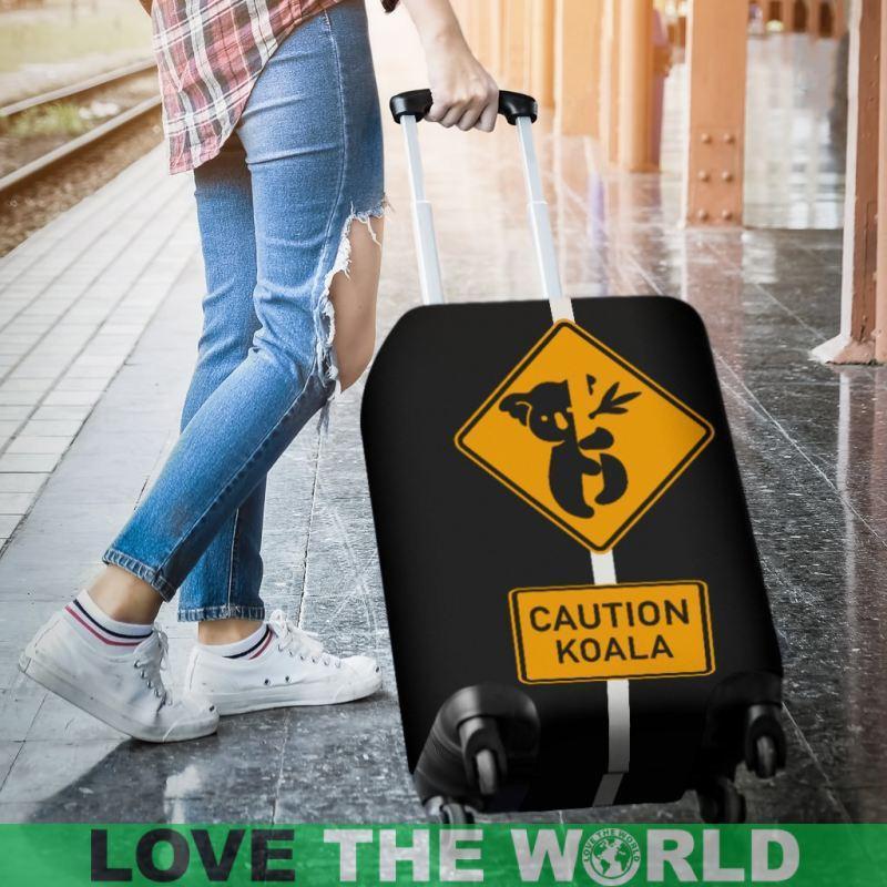 AUSTRALIAN KOALA CAUTION LUGGAGE COVER A4 - Amaze Style™-LUGGAGE COVERS