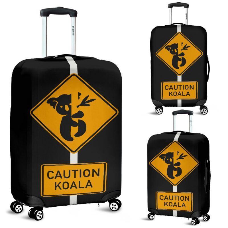 AUSTRALIAN KOALA CAUTION LUGGAGE COVER A4 - Amaze Style™-LUGGAGE COVERS