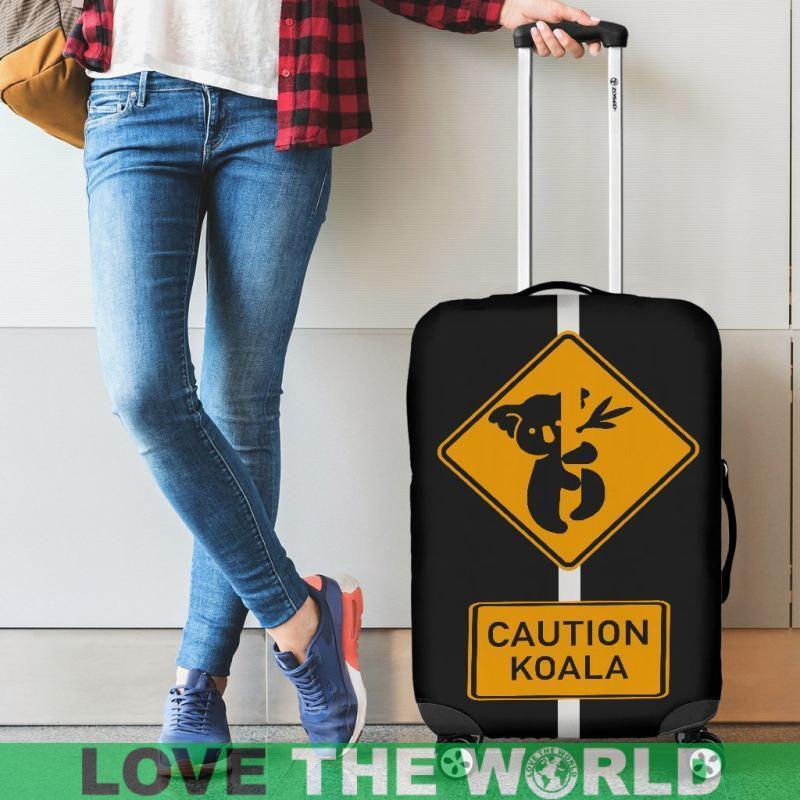 AUSTRALIAN KOALA CAUTION LUGGAGE COVER A4 - Amaze Style™-LUGGAGE COVERS