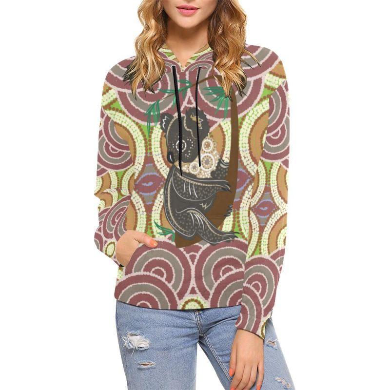 AUSTRALIAN KOALA DOT PAINTING HOODIE - Amaze Style™-ALL OVER PRINT HOODIES