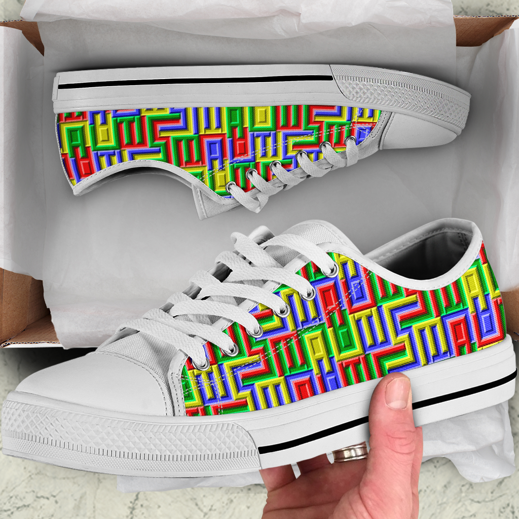 Autism Awareness Low Top Shoes SU130323 - Amaze Style™-Shoes