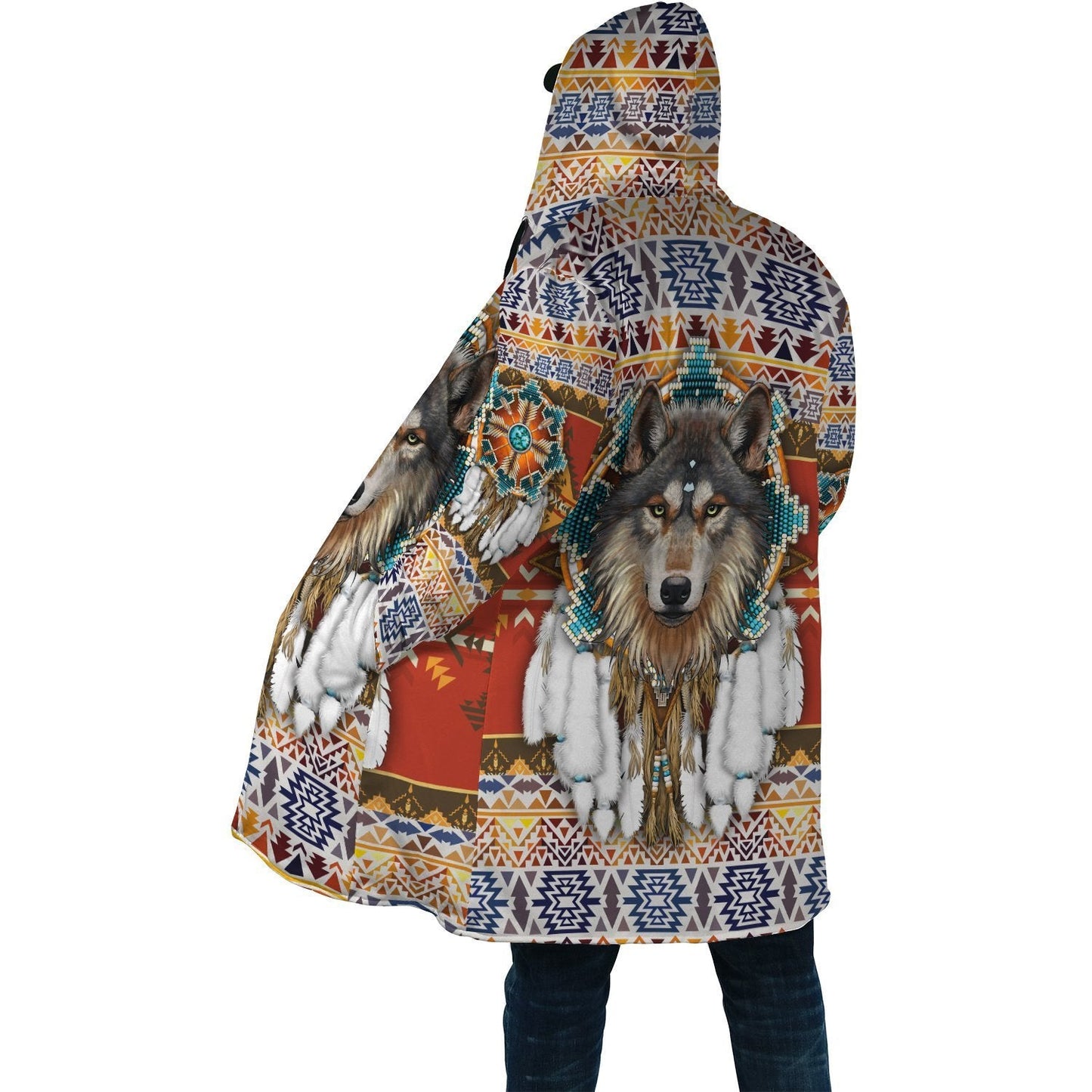 Wolf Native American 3D All Over Printed Unisex Shirts