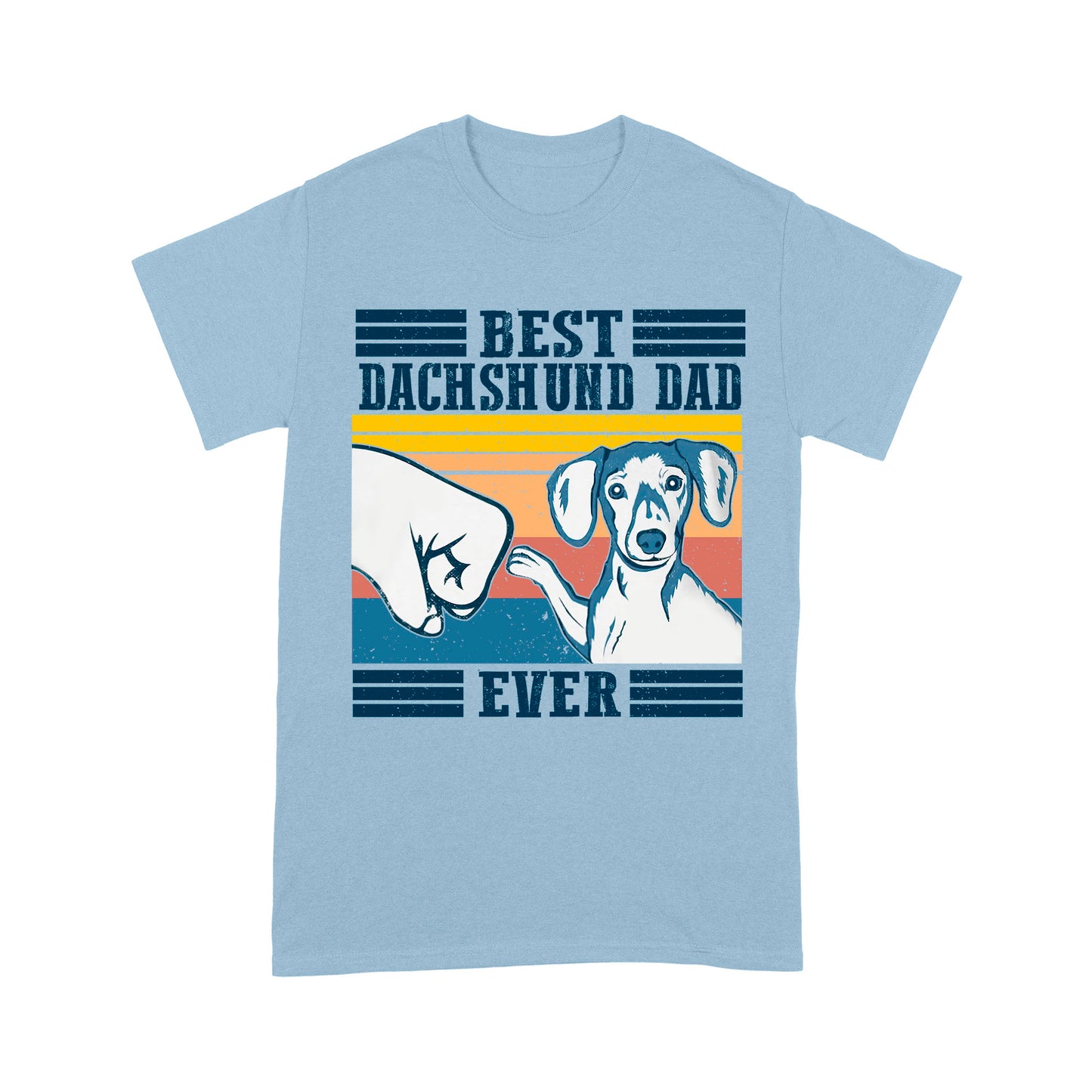Best Dachshund Dad T shirt DL