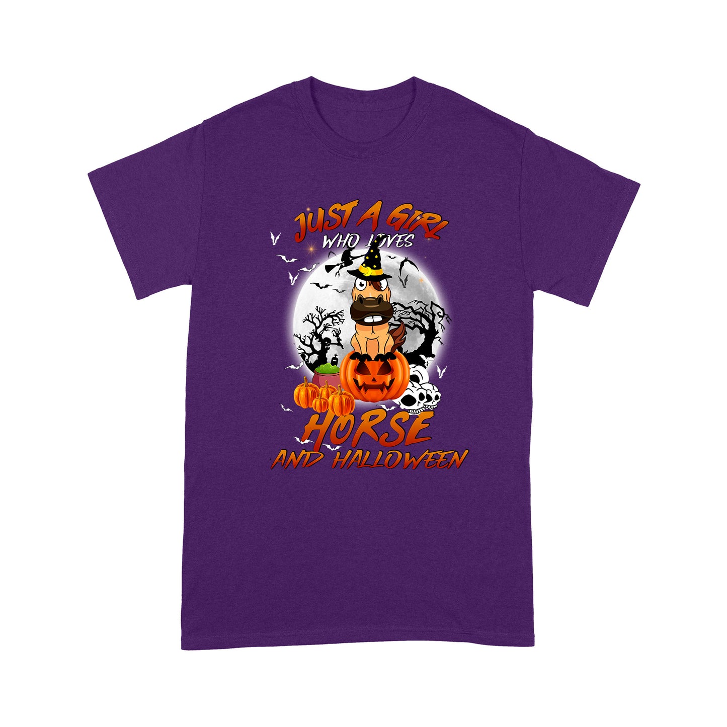 Horse and Halloween Standard T-shirt CB