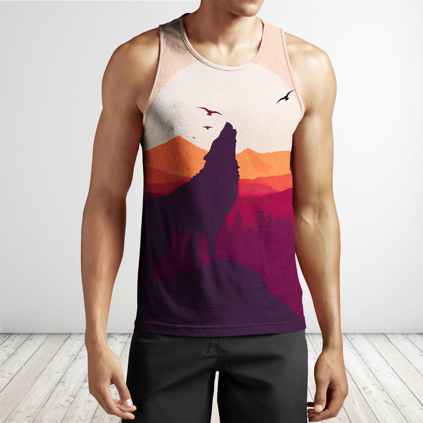 Wolf 3D All Over Printed Unisex Shirt